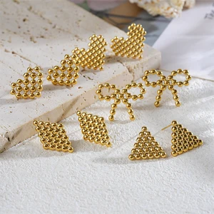 Boucles D'oreilles En Acier Inoxydable Spécialement Conues Pour Le Pixel Convient Aux Boucles D'oreilles De Mode Pour Femmes