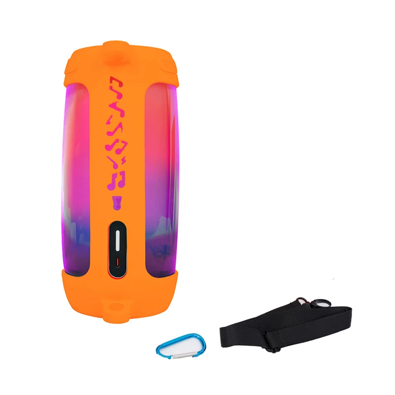 Professional Manufacturing Silicone Speaker case with Carabiner