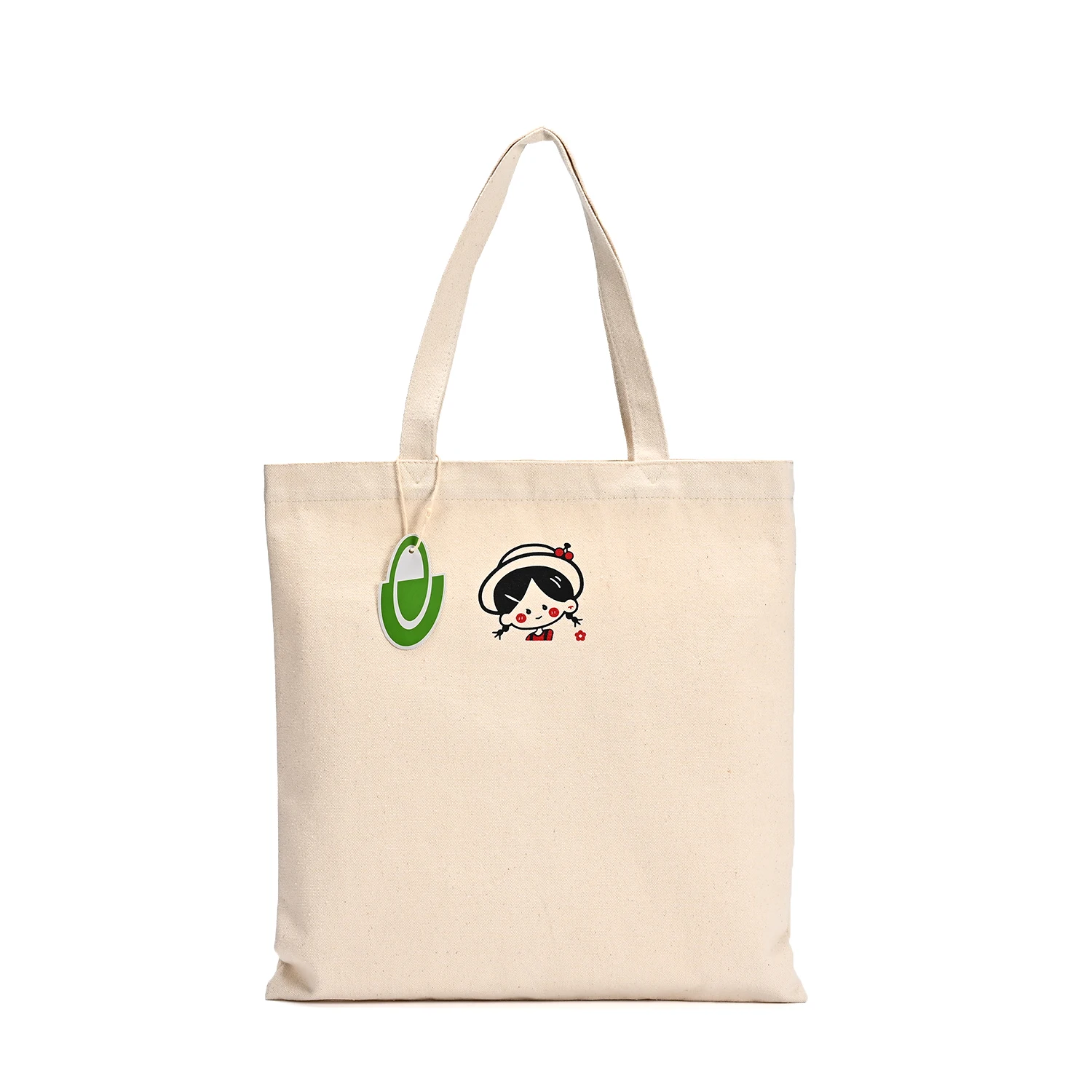 Customized Large Capacity Canvas Bag for Students Cotton Back-to-School Supplies for Book Storage Stationery Blank DIY Pattern factory