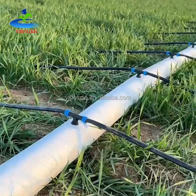 Farm & Garden Layflat Hose for Water Drip Irrigation System Pre-Drilled Greenhouse Compatible Flat Canvas Pipe for Easy Use Hd585e1480b314b8f85bba9243a857c35W