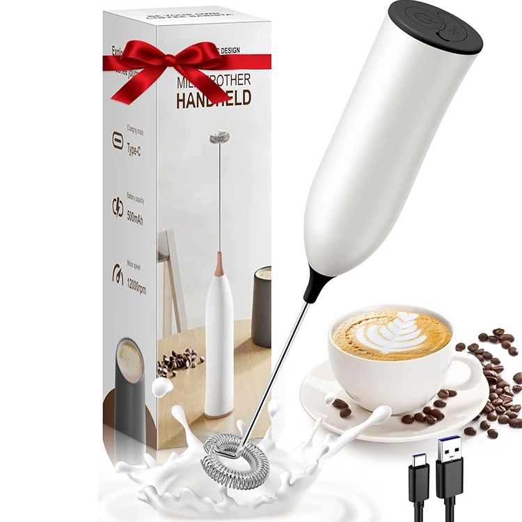 Factory Directly Usb Milk Frother Electric Handheld Coffee Frother