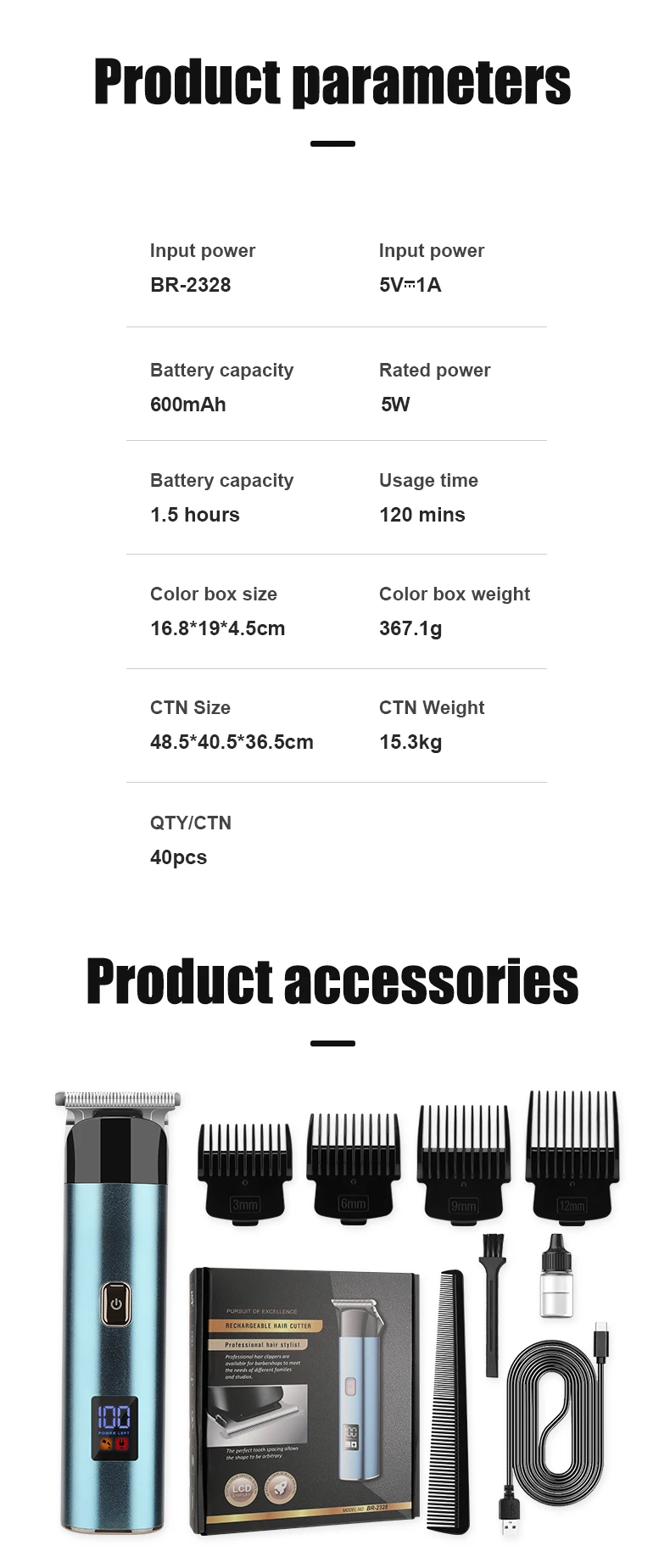 Title 1, Xiaomi Youpin Hair Cutting Machine Wireless Sal...