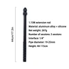 Black 115cm extension rod [Knob locking]