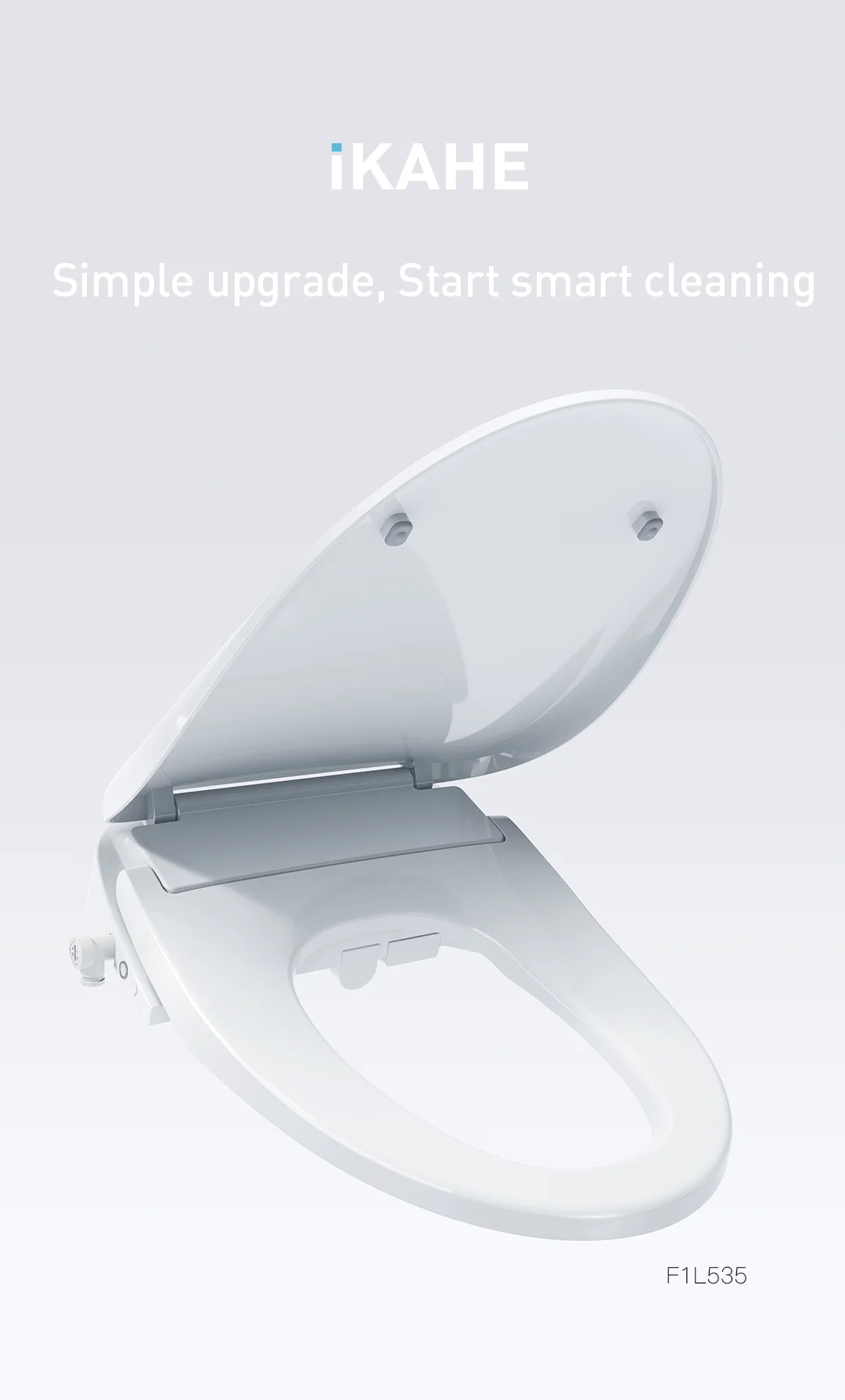 F1l535 Ikahe Japanese Toilet Smart Toilet Cover Electric Bidet Seat