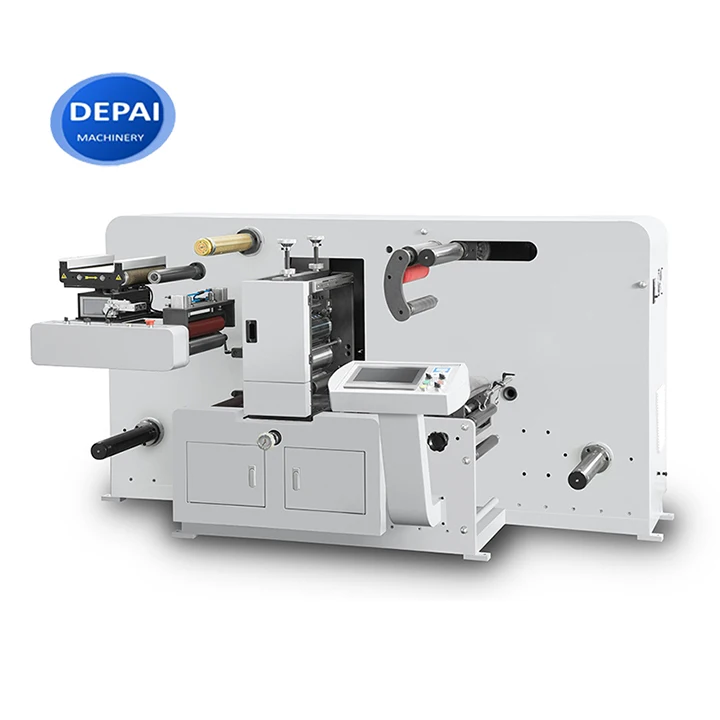 High Speed Intermittent Roll to Sheet Rotary Label Die Cutting Machine with Slicing Station