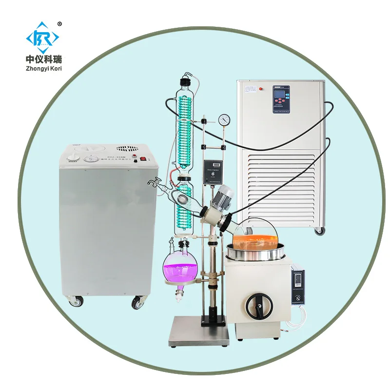 Lab Chemistry 20L Rotary Evaproator Lab Rotavator 20 Liter Rotovap  Evaporation Price