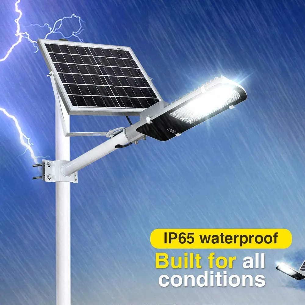 china factory 200w 1000lm Intelligent sun powered outdoor led street solar light