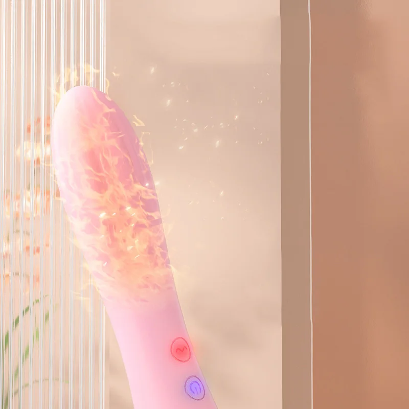 10 Modes Double Headed Dual Vibrating Av Wand Massager Heating  G Spot Clitoris Stimulator Vaginal Vibrator Sex Toys for Woman