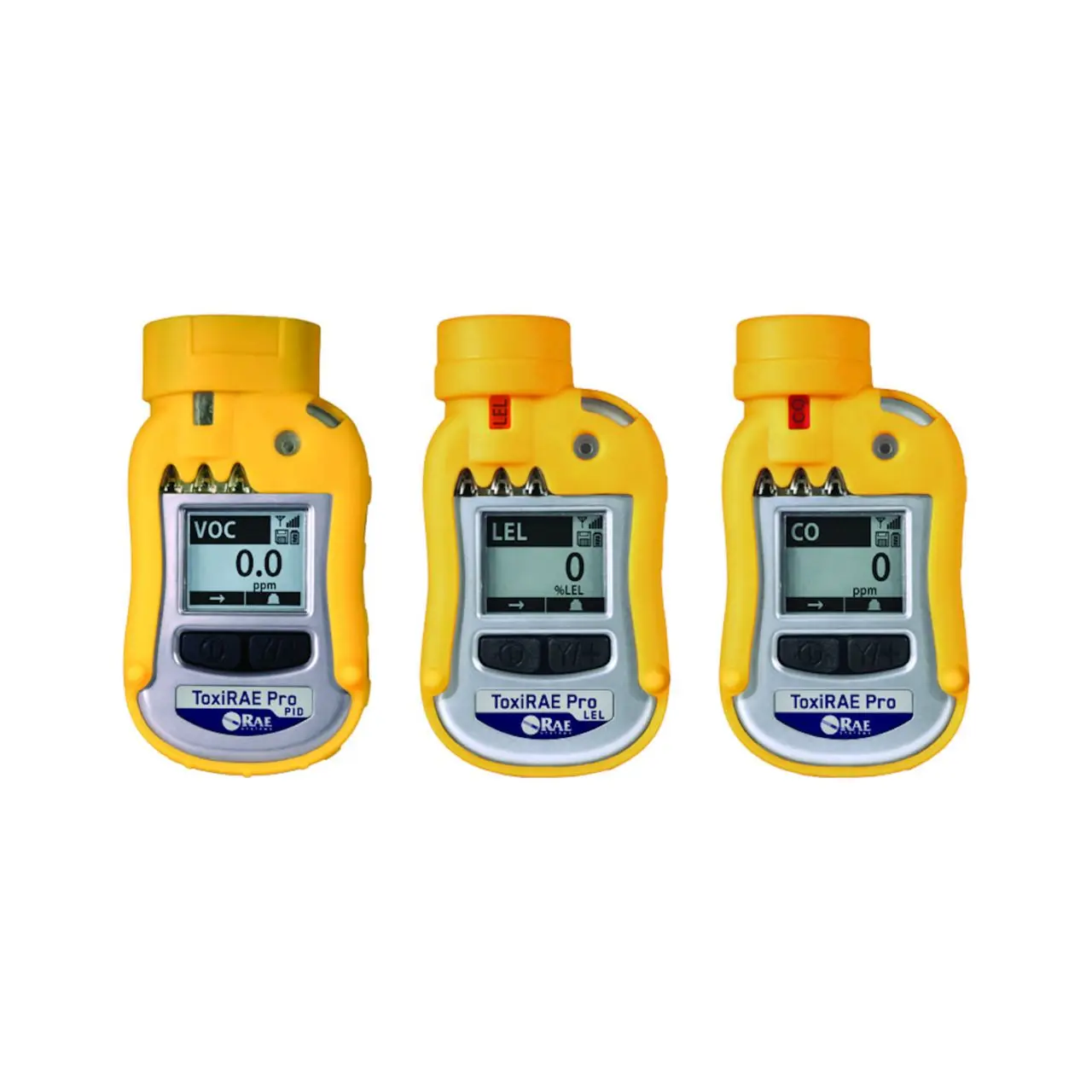 เครื่องตรวจวัดส่วนบุคคลแบบไร้สาย ToxiRAE Pro สำหรับเครื่องตรวจจับก๊าซพิษ CO O2 H2S