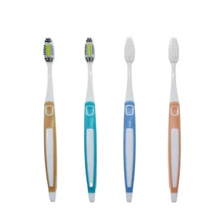Daily Use Ultra Fine Nylon Toothbrush OEM Custom for Adult Home Use Soft Bristles Hanger Hot Sale