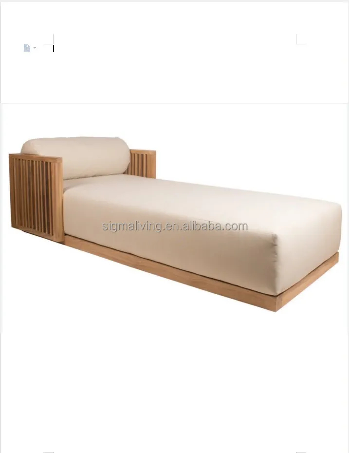 patio garden sets outdoor chaise sunbed wood furniture teak sun lounger