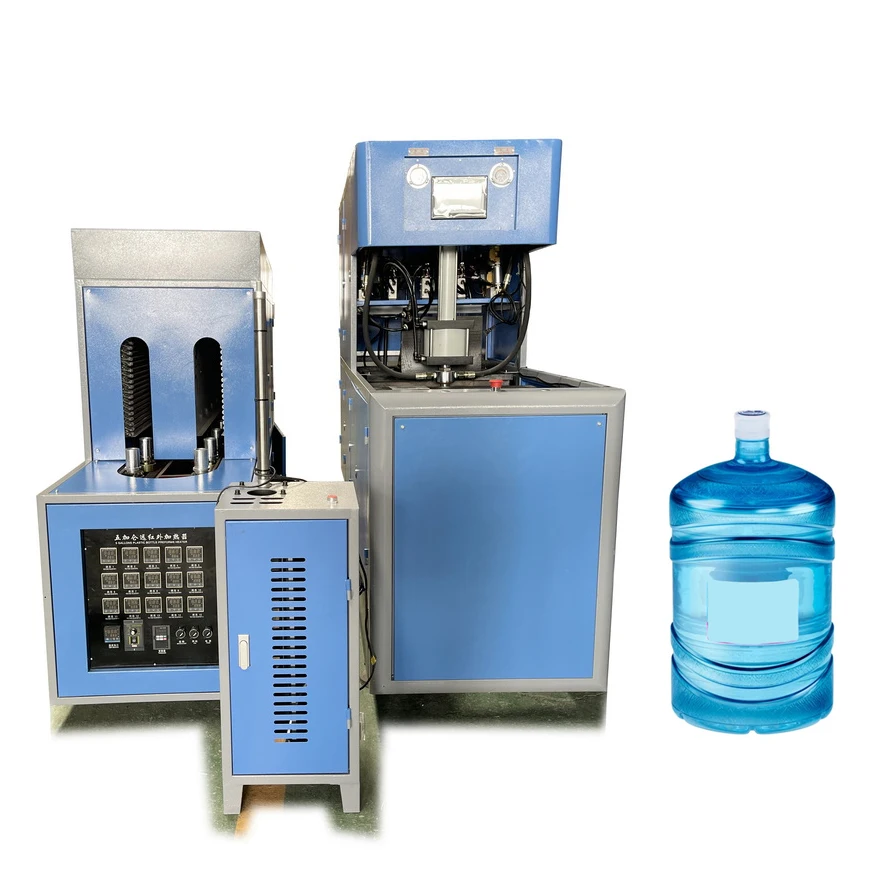 5 gallons semi automatic plastic bottle maker 5L to 20L pet bottle manufacturing machine