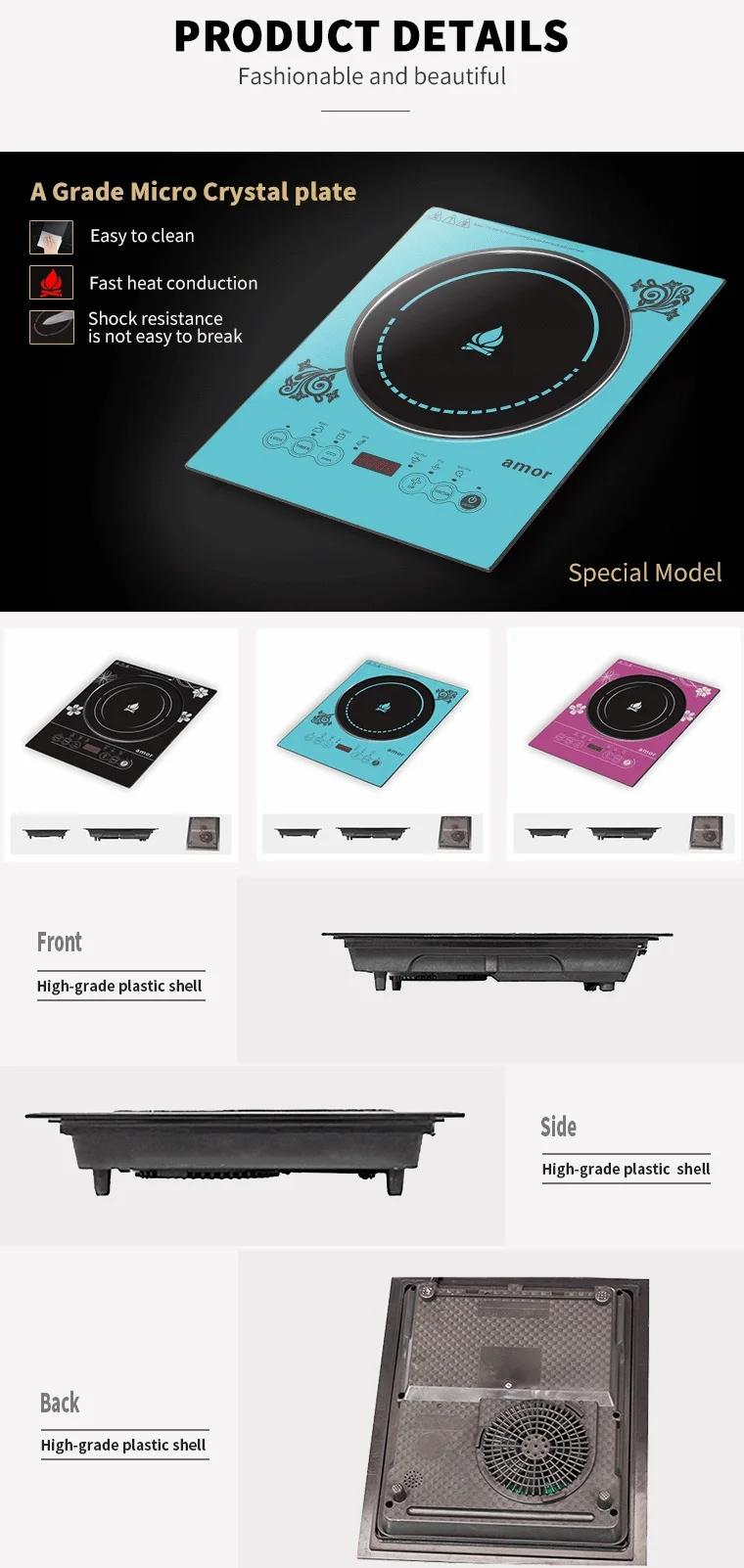 2021 best Selling Induction  Cooker with Touch Control Supper for Siriya