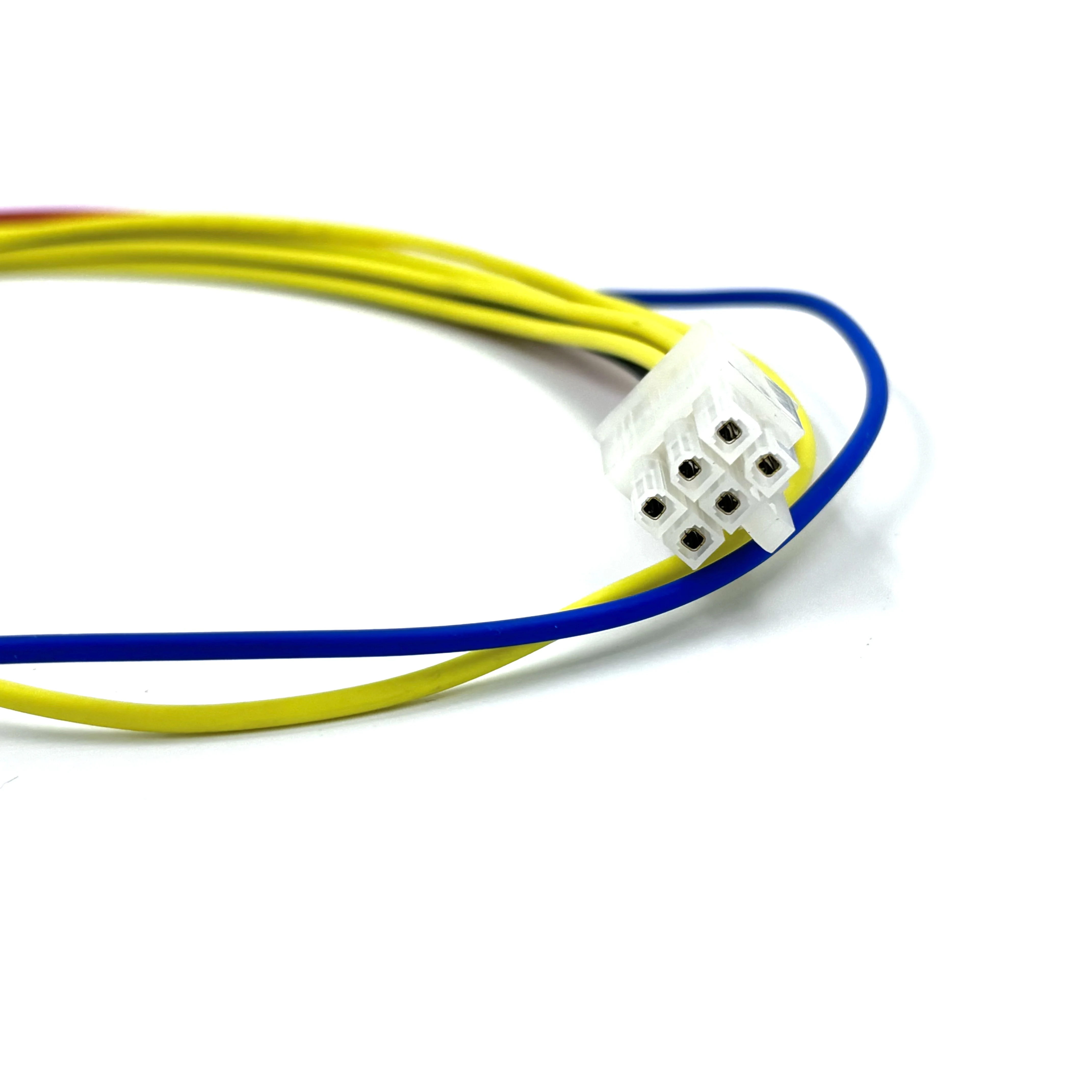 product custom 6 pin terminal cable tail with 32 grounding piece pvc  nylon insulated wiring harness for automobile  electronics-1