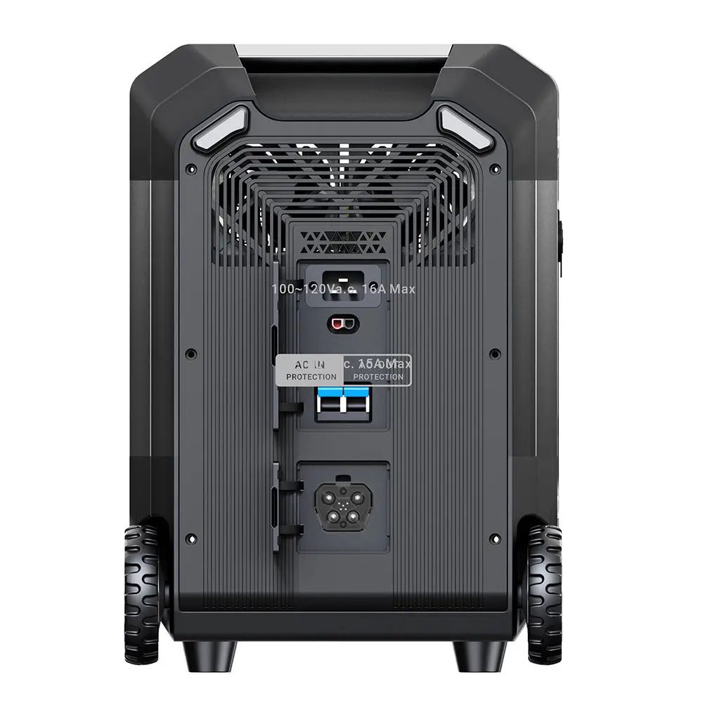 5000w Home Tragbare Kraftwerk Powerstation Lifepo4 Battery Charge Solar