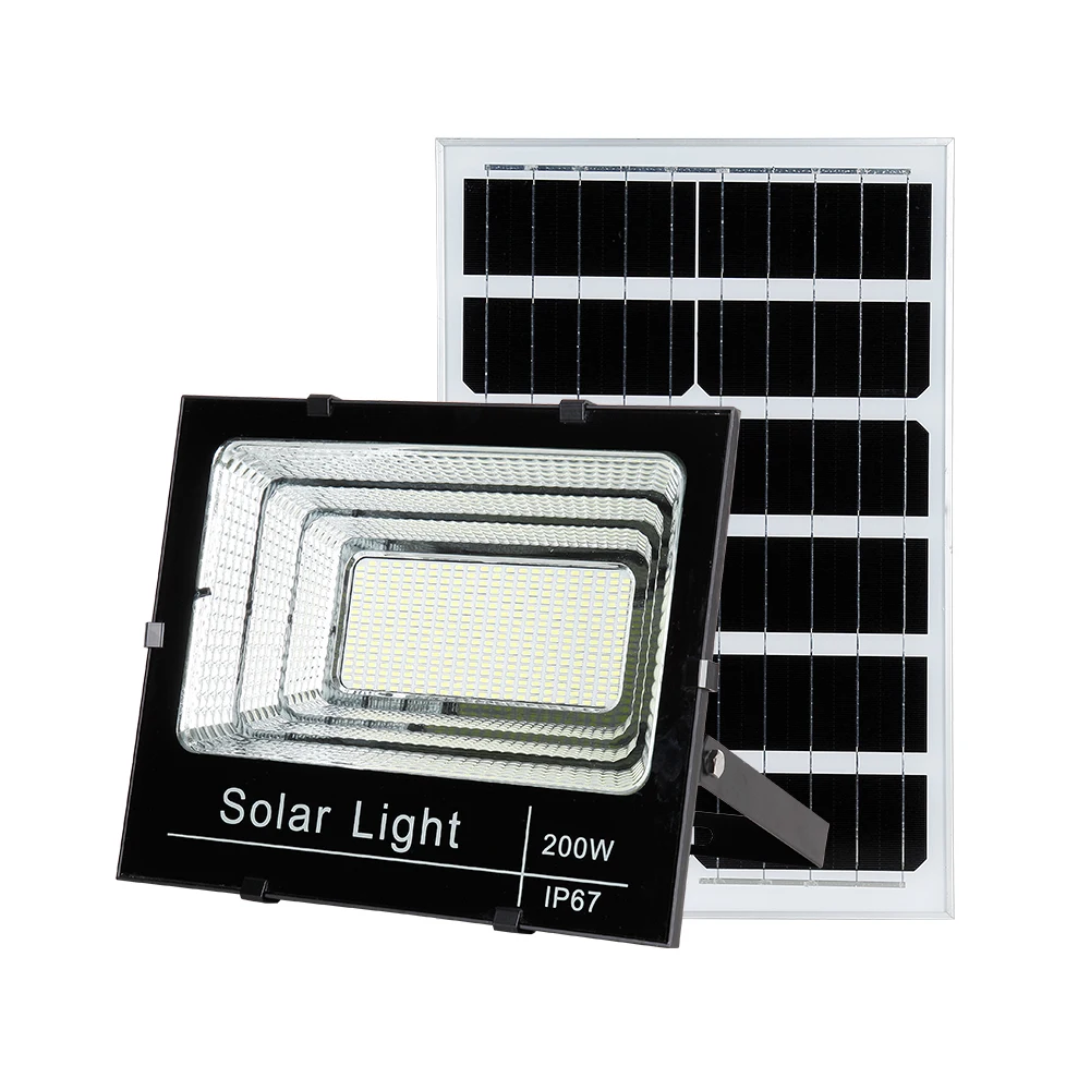 Factory Competitive Price Waterproof Rate Ip 67 Aluminum 200w Body Solar Flood Light