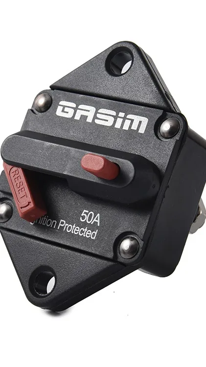 E96 Manual On-off Car Circuit Breakers Hand Push Reset Button 48v Dc ...