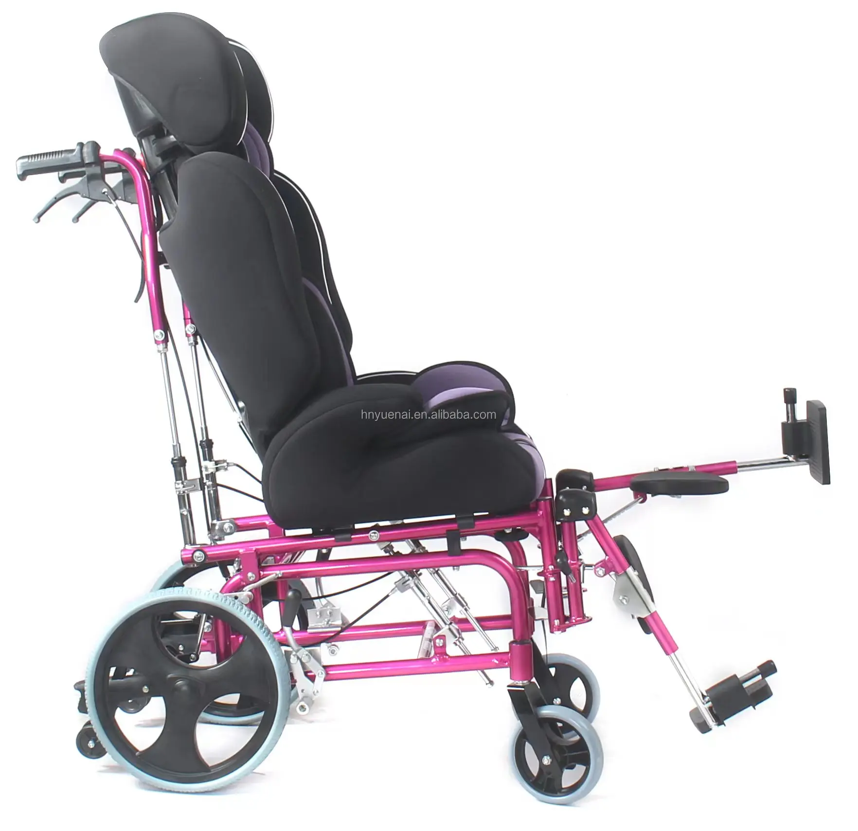 Medical Supplies Quadriplegic Cerebral Palsy Wheelchairs for Children Aluminum Light Weight Wheelchair Hot Sale Good Price