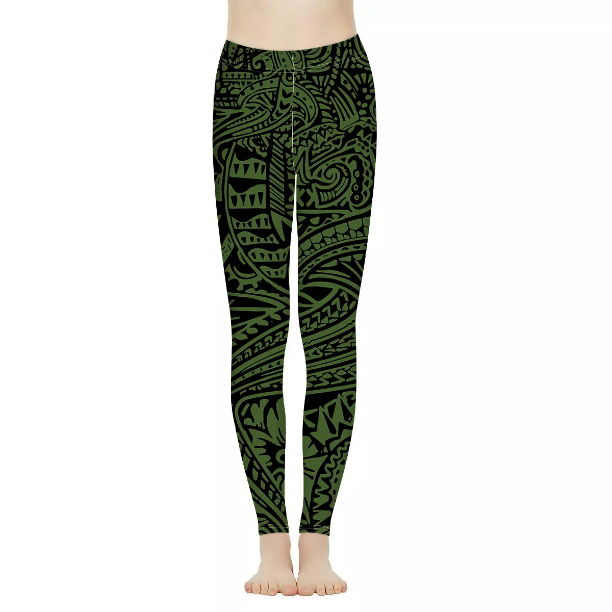 Polynesian dcr Graphic Yoga Leggings