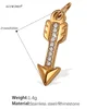 Pave Arrowhead charm
