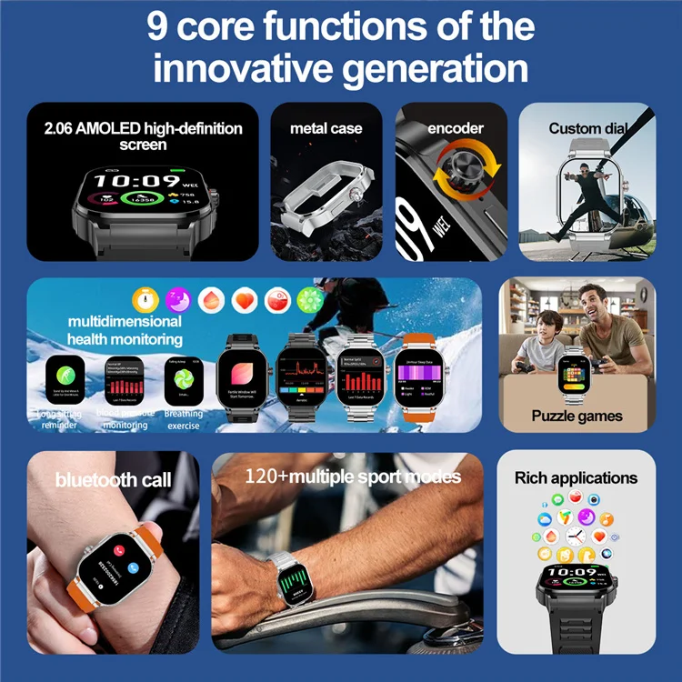 Chinese factory supplier supply Dafit G40 Smart Watch With 2.1inch Square Amoled Screen Waterproof Ip67 Blood Oxygen Heart Rate Fitness Tracker For Men Women - Buy 2.1inch Smart Watch amoled Screen Smart Watch Sport Smart Watch blood Oxygen Smartwatch heart Rate Fitness Tracker smartwatch For Men smartwatch For Women dafit Smartwatch square Smart Watch call Answering Smartwatch sleep Monitoring Smartwatch silica Gel Band Smartwatch ip67 Waterproof Smartwatch remote Control Smartwatch