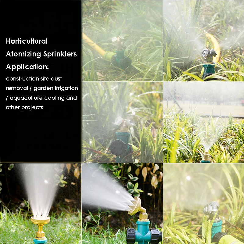 Ugello Nebulizzatore Per Irrigazione Giardino – Rame E ABS – Gittata 3-4,5m