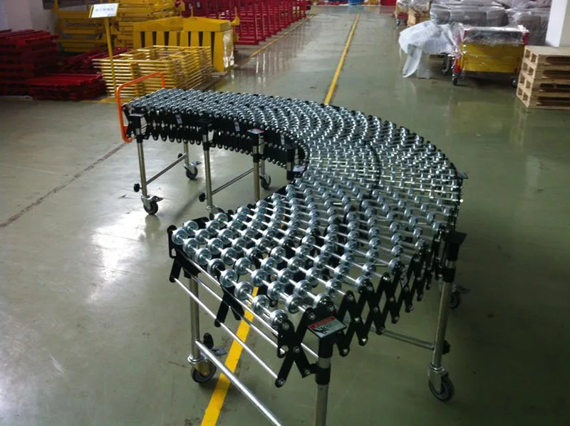 Best flexible skate wheel conveyor tracking supply for dock-9