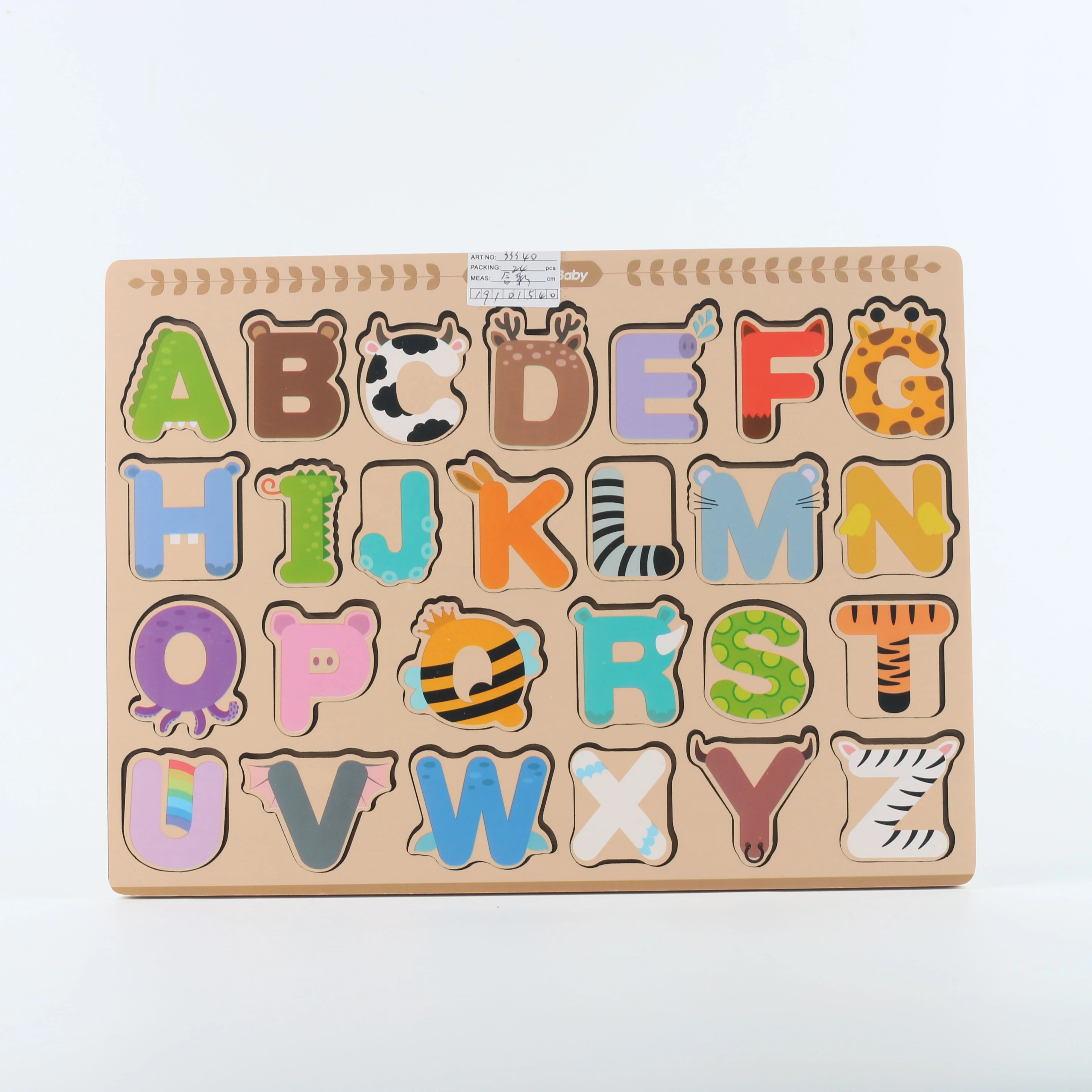new toddler toys early educational wooden animal puzzle toy