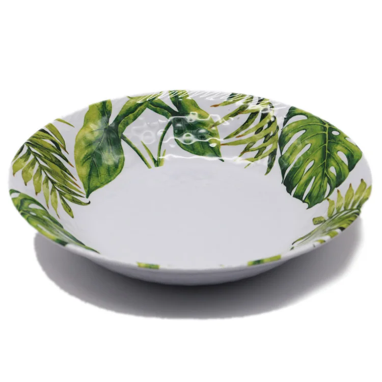 Quare Mini Noodle Salad Serving Lid Melamine Soup with Lid Sugar Speckle Bowl