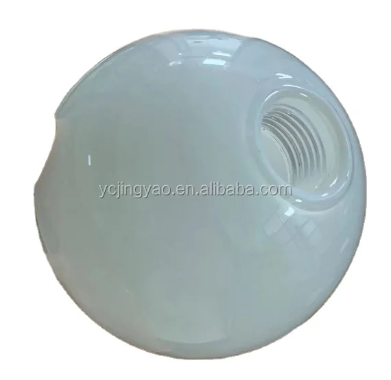 Горячая распродажа 10 см G9 винт молочно-белый круглый стеклянный абажур 4 дюйма боросиликатный опал Блестящий Винт шар