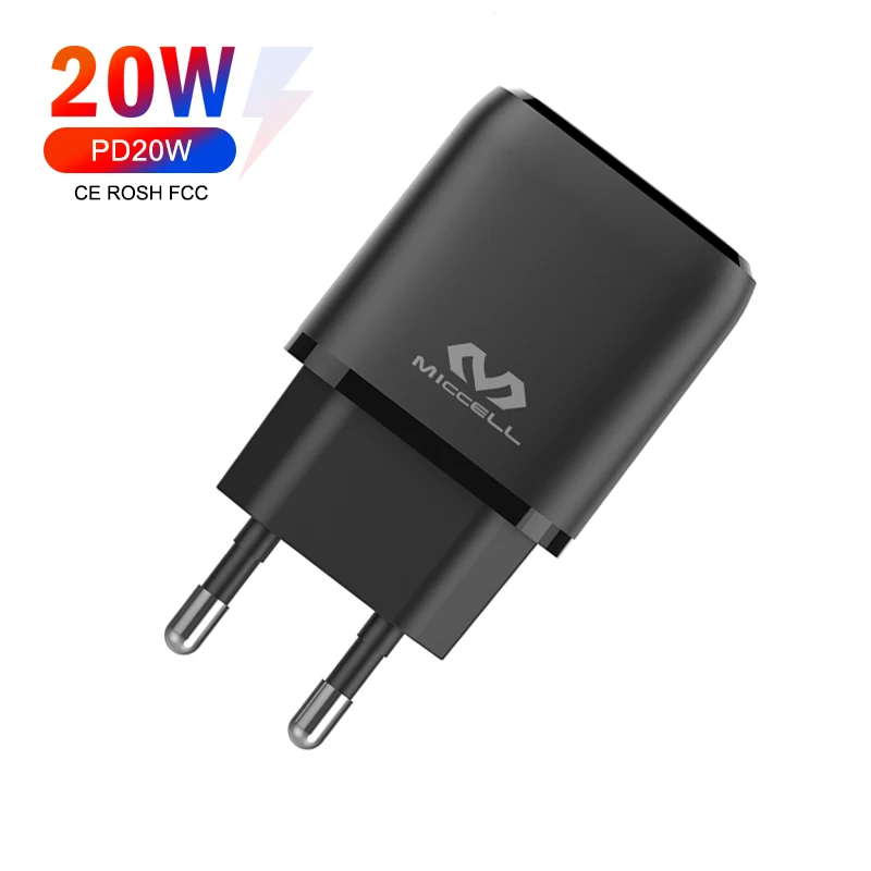 Caricabatterie Compatibile Adattatore Carica Rapida Usb Type C 20 W Bianco 87767308 - Foto 2