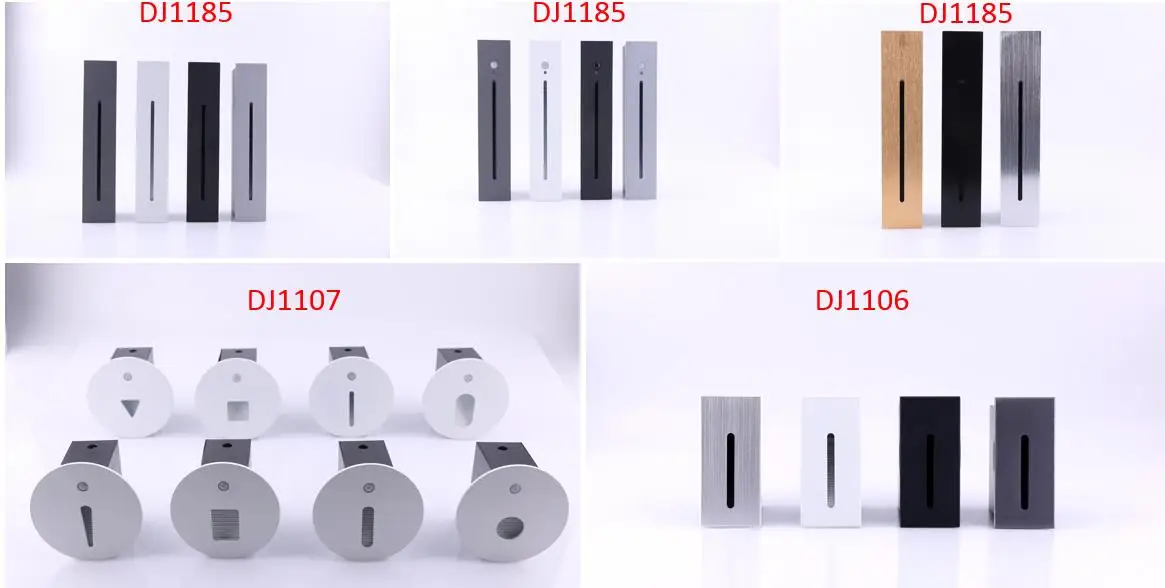 Square round long bar 3W Anchor light LED stair corner light embedded household aisle stair step light