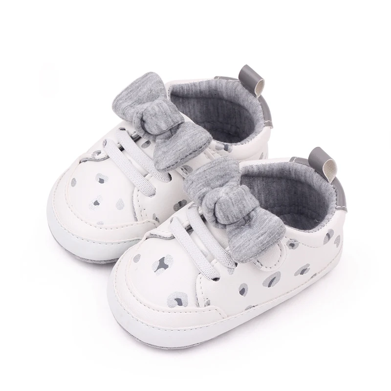 Hook&loop Soft PU Leather Baby Toddler Girl Shoes 2023 details