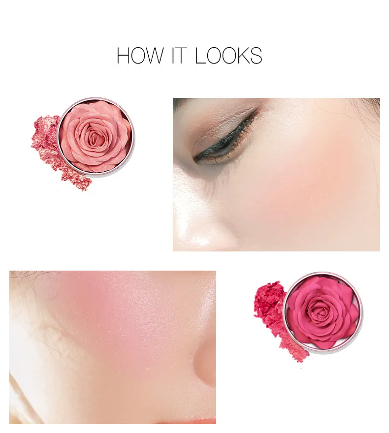 3d розовые румяна