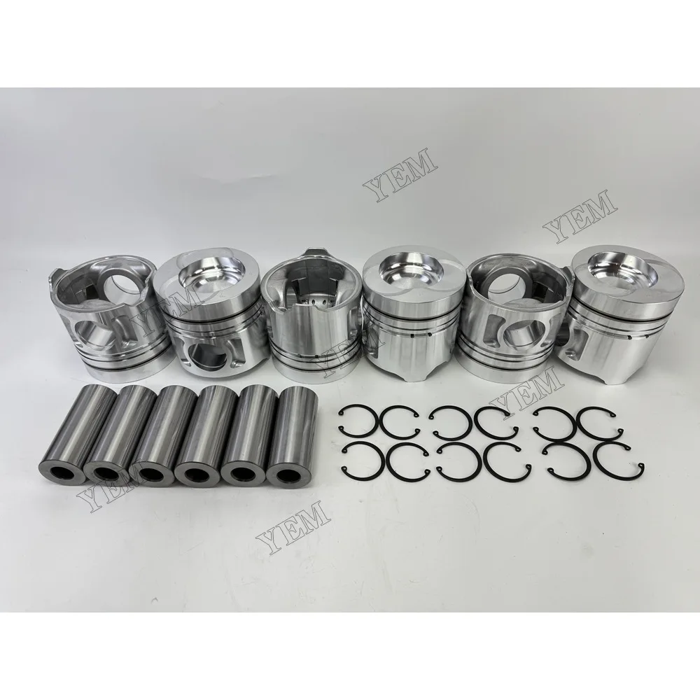 Piston and Pin Clip 12013-96669 for Nissan PF6T Engine Parts China Manufacturer