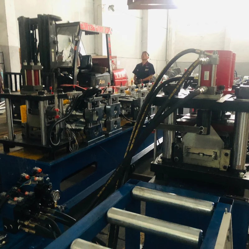 Metal Door Frame Roll Forming Machine Steel 1.5 - 2.0mm 11KW