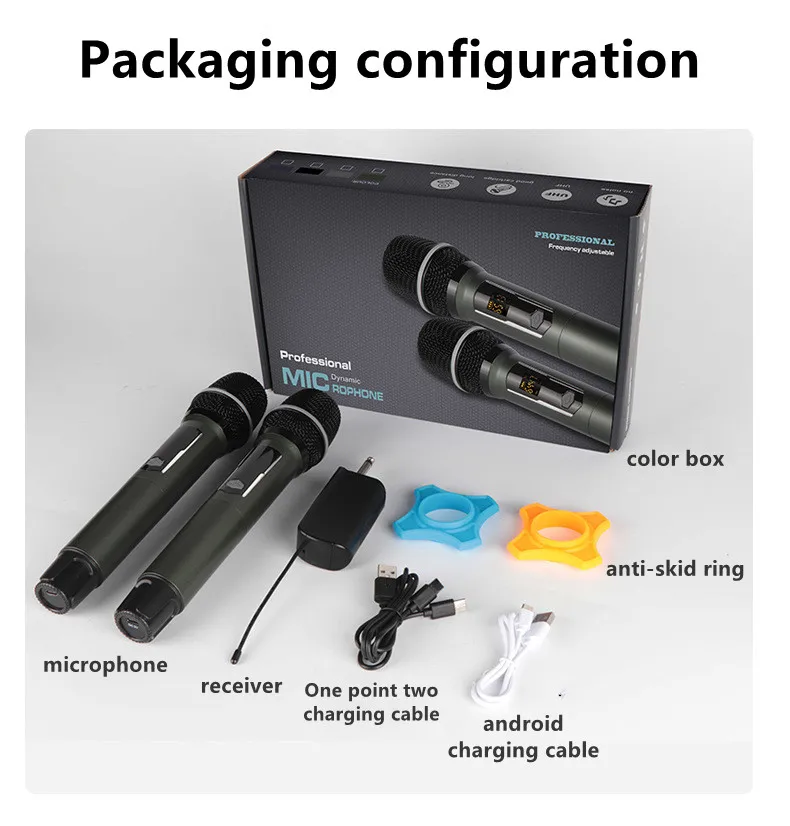 プロフェッショナルワイヤレスマイクロフォン ワイヤレスマイク ハンドマイク 無線 コードレス