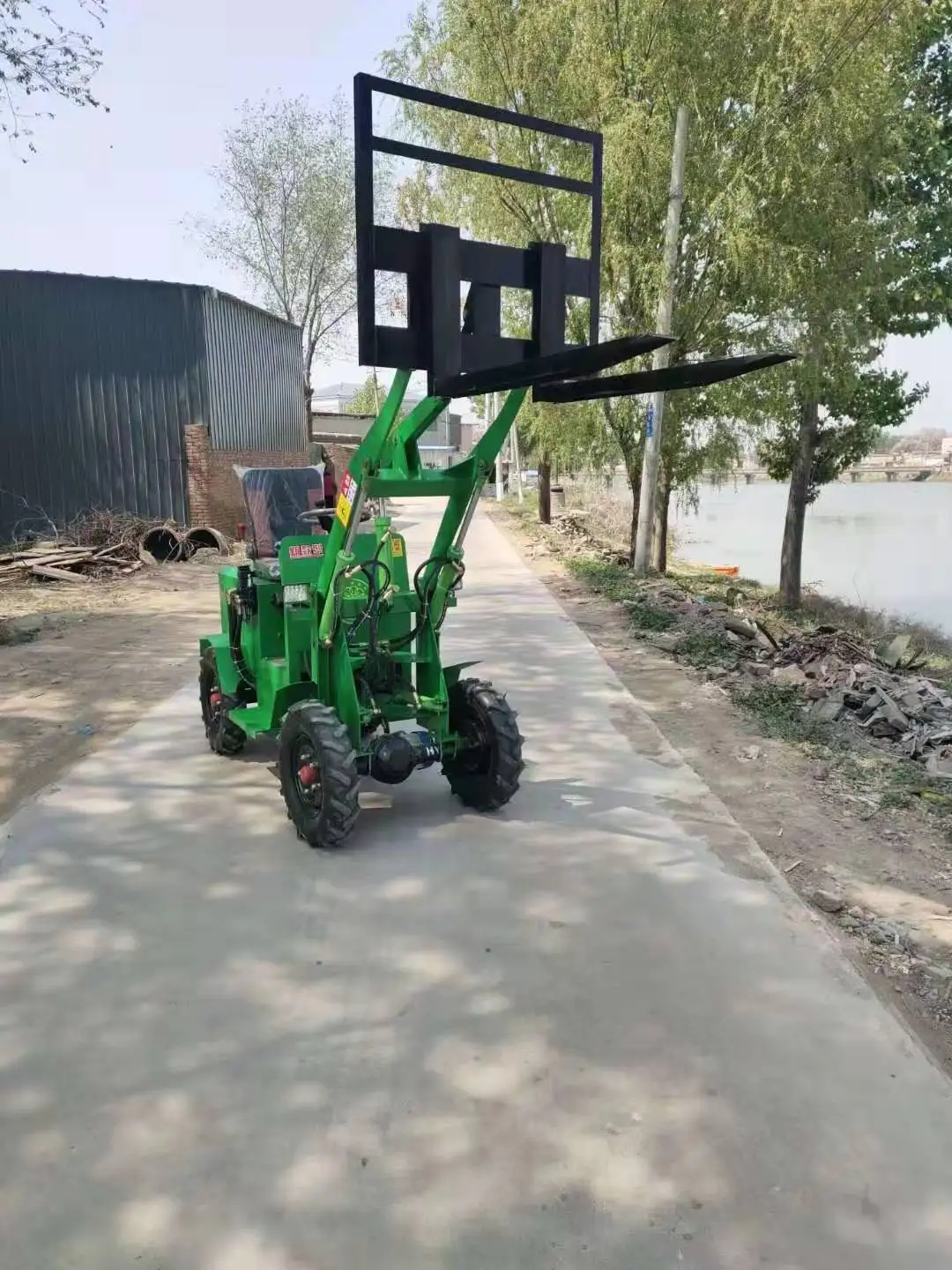 Factory of Best Price Electric Mini Small Wheel Loader Front Loader Attachments in Canada USA UK GERMANY FRANCE