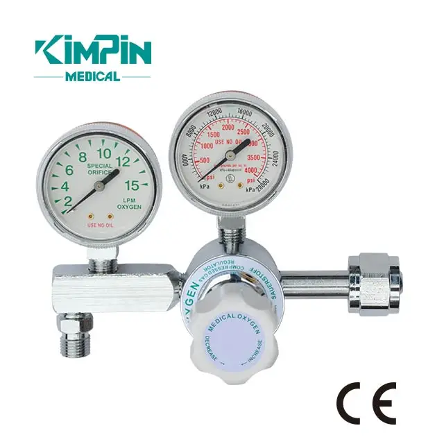 
 Western style  medical oxygen regulator using oxygen cylinder for hospital  
