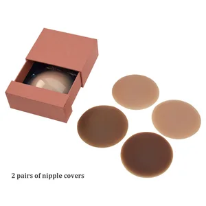 High Quality Self-Adhesive Invisible Silicone Nipple Cover Washable Reusable Breast Accessory