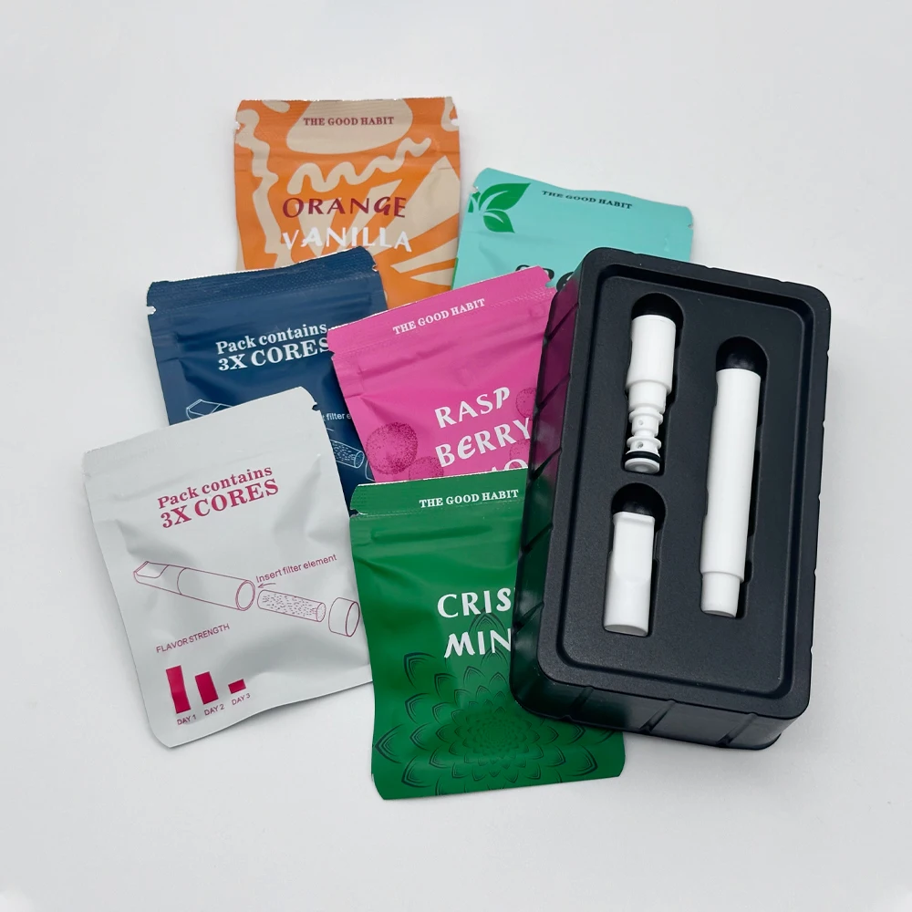 vapi french Custom Flavored Press air Quit Smoking Stick Smokeless Free Nicotin Inhaler  with Flavour Cores
