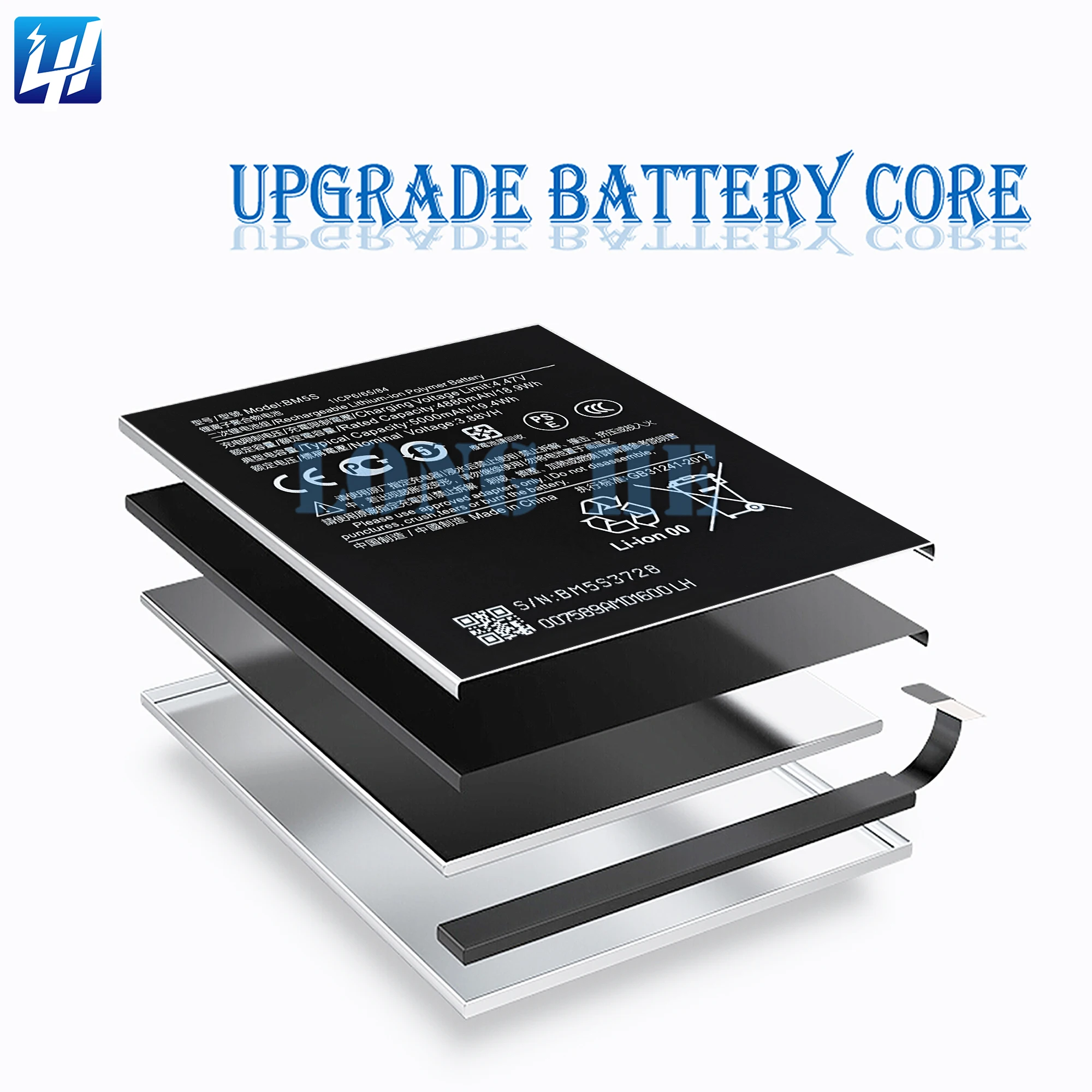 Oem真新しい0サイクルBM5S電話バッテリー交換用Redmi K60 Ultra