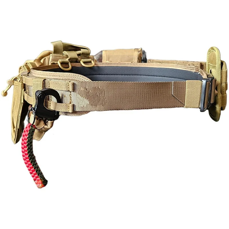 Camping and Everyday Use Quick-release Buckle Tactic Waist Belt High Density Material Duty Utility Waist Sport Enthusiasts Belt