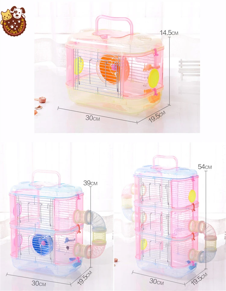 Picture of Luxury Hamster Cages - ODM Double Crystal Clear Design