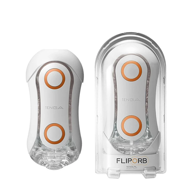FLIP ORB Hands Free Male Vibrating Masturbator With Suction Vagina Pussy Cup Masturbation Device Sex Toys