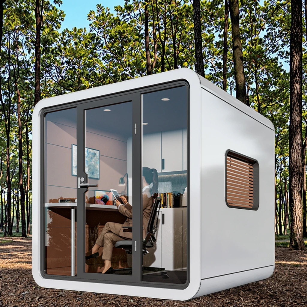 ECONEL Brand UPS Apple Cabin Expandable Steel Sandwich Panel Modern Breathable Sleeping Container House 30-Year Life Span Hotels