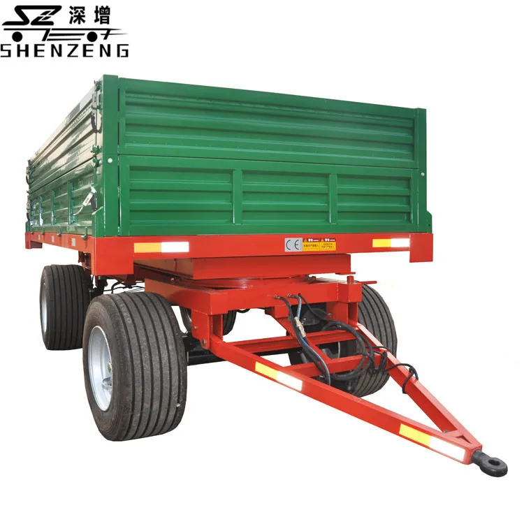 7CX-7 Drawbar Turntable Tractor Dump Trailers 7Ton Trailers