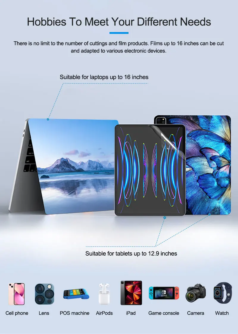 Máquina de Corte SUNSHINE Y22 PLUS de 16 Pulgadas para Películas de Hidrogel Flexible, Cortes Ilimitados, Cortadora Inteligente