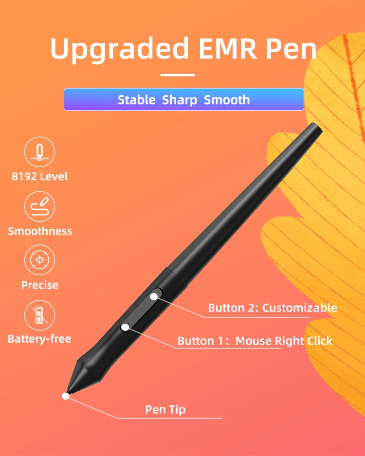 New Arrival! Vinsa T1161 Design Tablet High Resolution Passive Emr