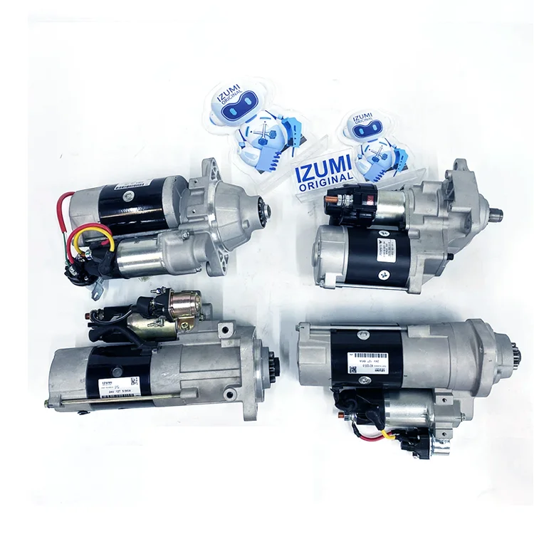 IZUMI ORIGINAL U40 WG1605 Starter Motor High Quality Diesel Engine Parts For Kubota